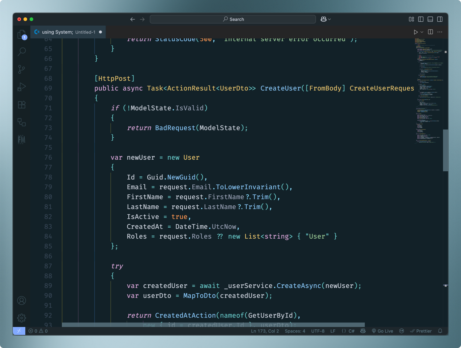 Space Kraken (VSCode Theme) - C#